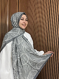 İpekseli Etnik Desen Pamuklu Şal