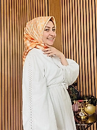 Ekose Desen Vakko Twill Eşarp