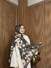 Wild Rose Pamuk İpek Şal