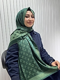 Simli Kaşmir İpek Şal