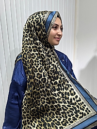 Leopar Desen İthal Vual Şal