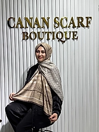 Burberry Desen Yün Pamuk Şal