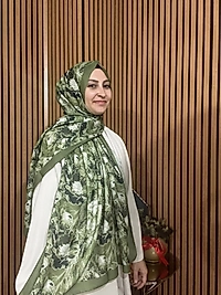 İpekseli Çiçek Desen Şal