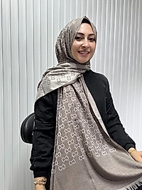 G Desen Yün Pamuk Şal