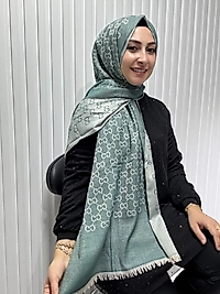 G Desen Yün Pamuk Şal