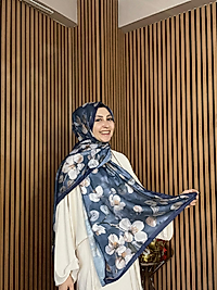 Wild Rose Pamuk İpek Şal