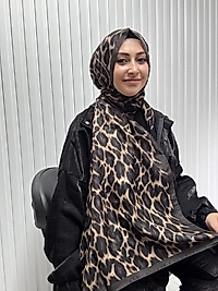 Zer Leopar Desen Şal