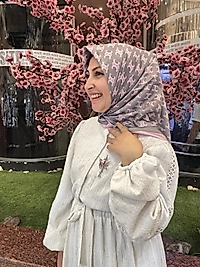 Celine Desen Vual İpek Eşarp (pudra)