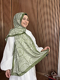 İpekseli Etnik Desen Pamuklu Şal
