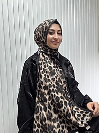 Zer Leopar Desen Şal