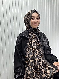 Zer Leopar Desen Şal