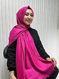 G Desen Yün Pamuk Şal