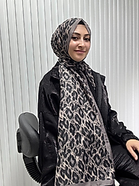 Zer Leopar Desen Şal