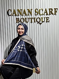 Burberry Desen Yün Pamuk Şal