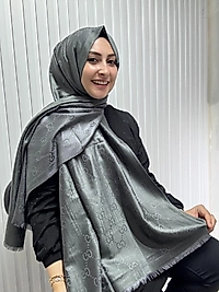 G Desen Yün Pamuk Şal