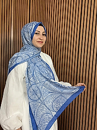 İpekseli Etnik Desen Pamuklu Şal