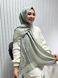 Simli Kaşmir İpek Şal