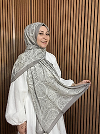 İpekseli Etnik Desen Pamuklu Şal