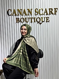 Burberry Desen Yün Pamuk Şal