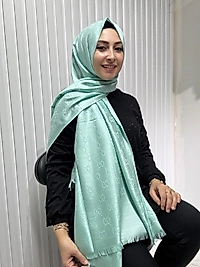 G Desen Yün Pamuk Şal