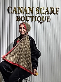 Burberry Desen Yün Pamuk Şal