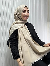 G Desen Yün Pamuk Şal