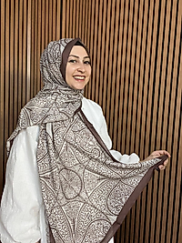 İpekseli Etnik Desen Pamuklu Şal